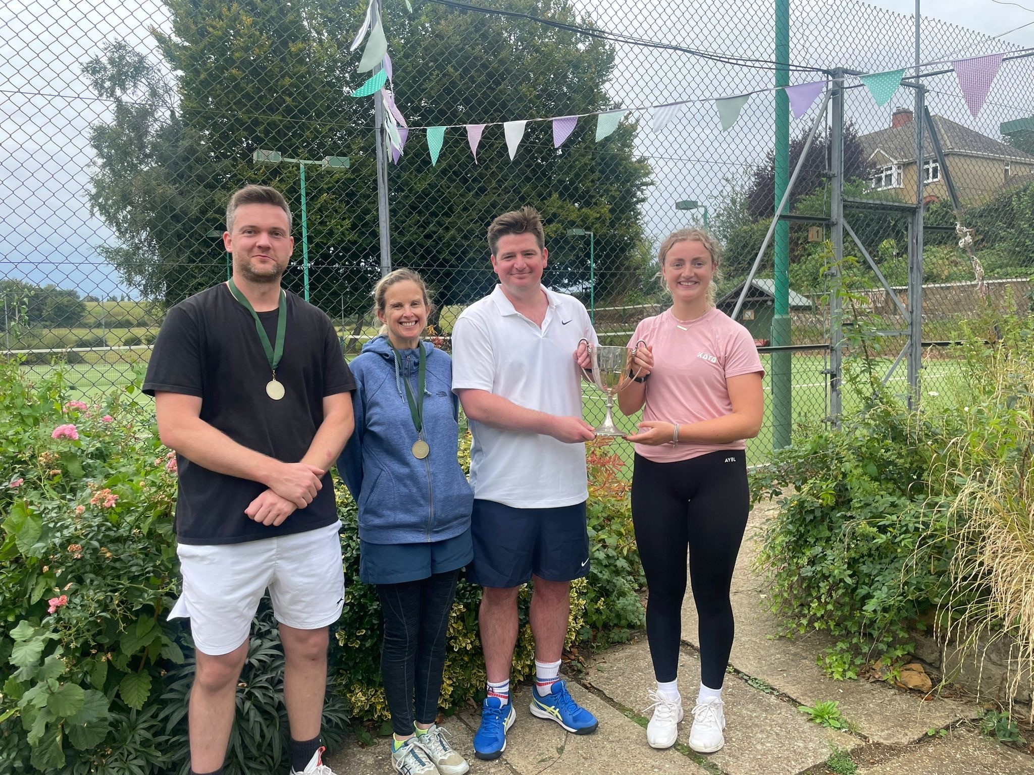 Mixed doubles finalists 2